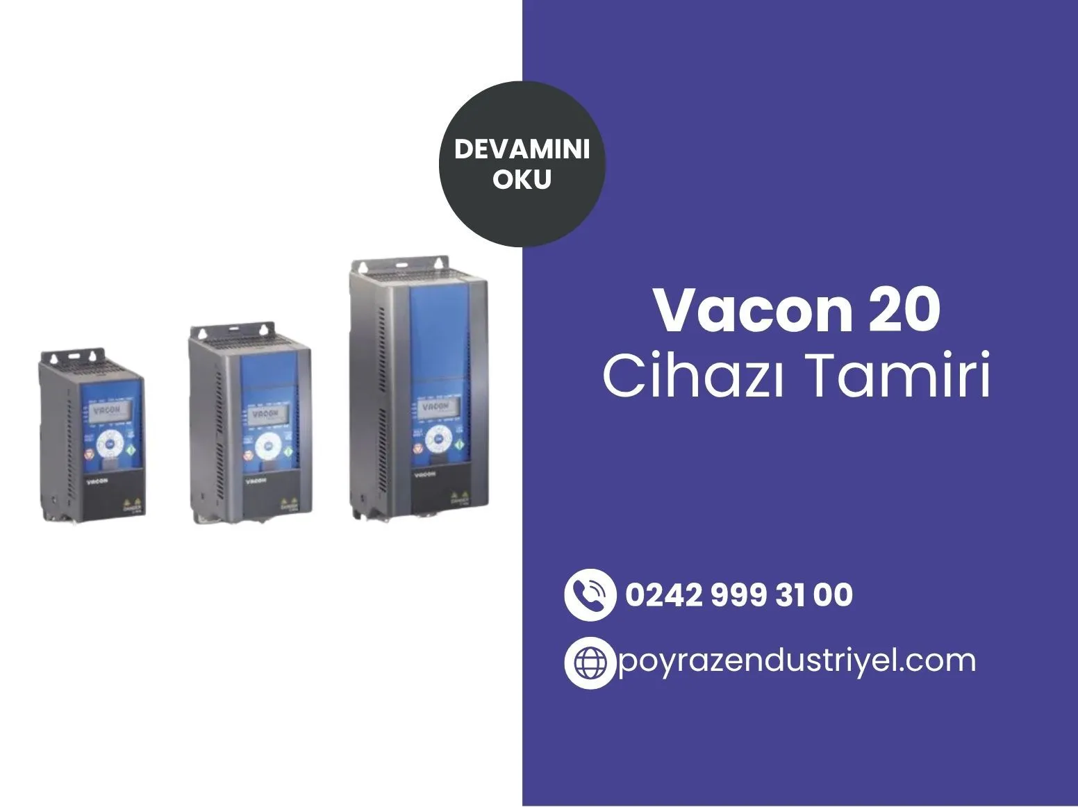 Vacon 20 Cihazı Tamiri